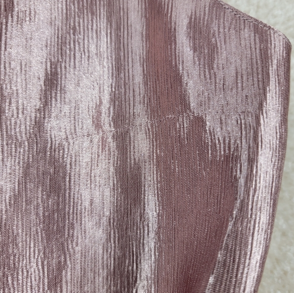 Zara Basic Collection Rose Metallic Sleeveless Top Size M - Picture 6 of 9